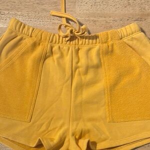 Yellow Women's Shorts